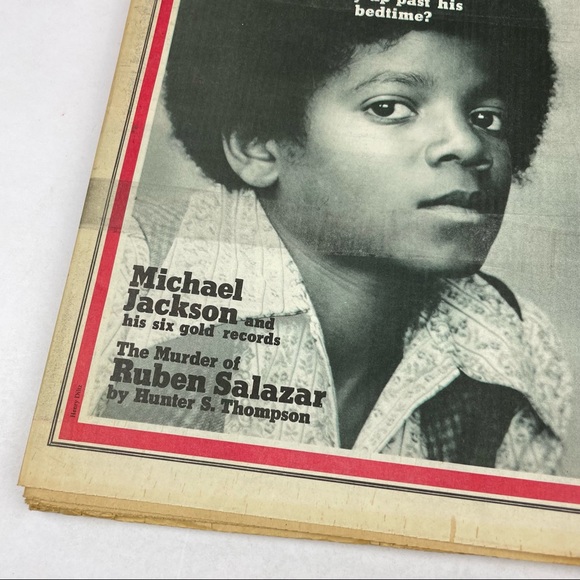 Vintage Rolling Stone Magazine Michael Jackson April 29, 1971 Music Art History - Picture 2 of 5